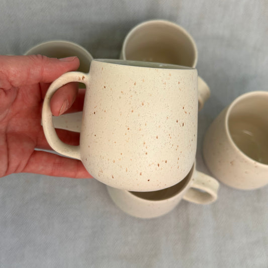 speckled mug