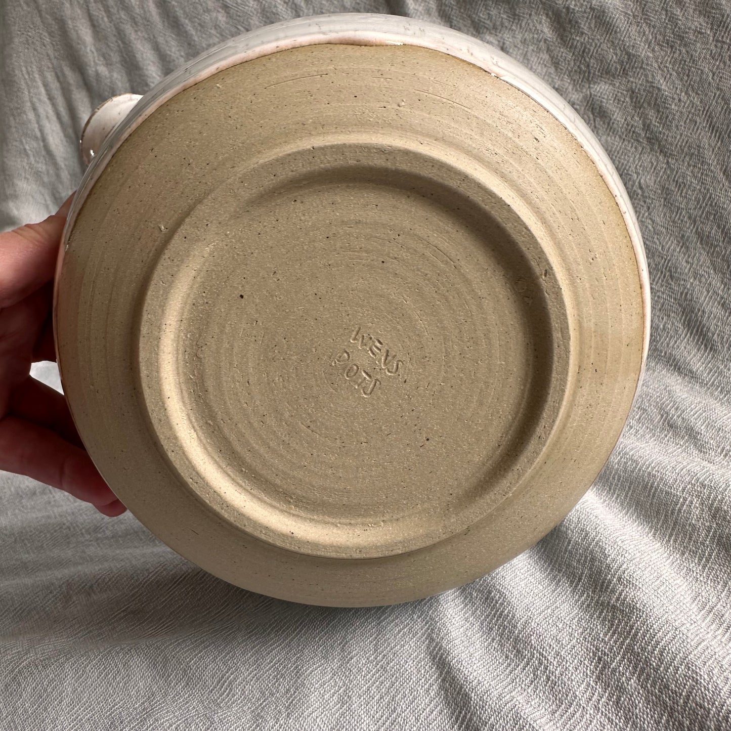 mixing bowl - cream