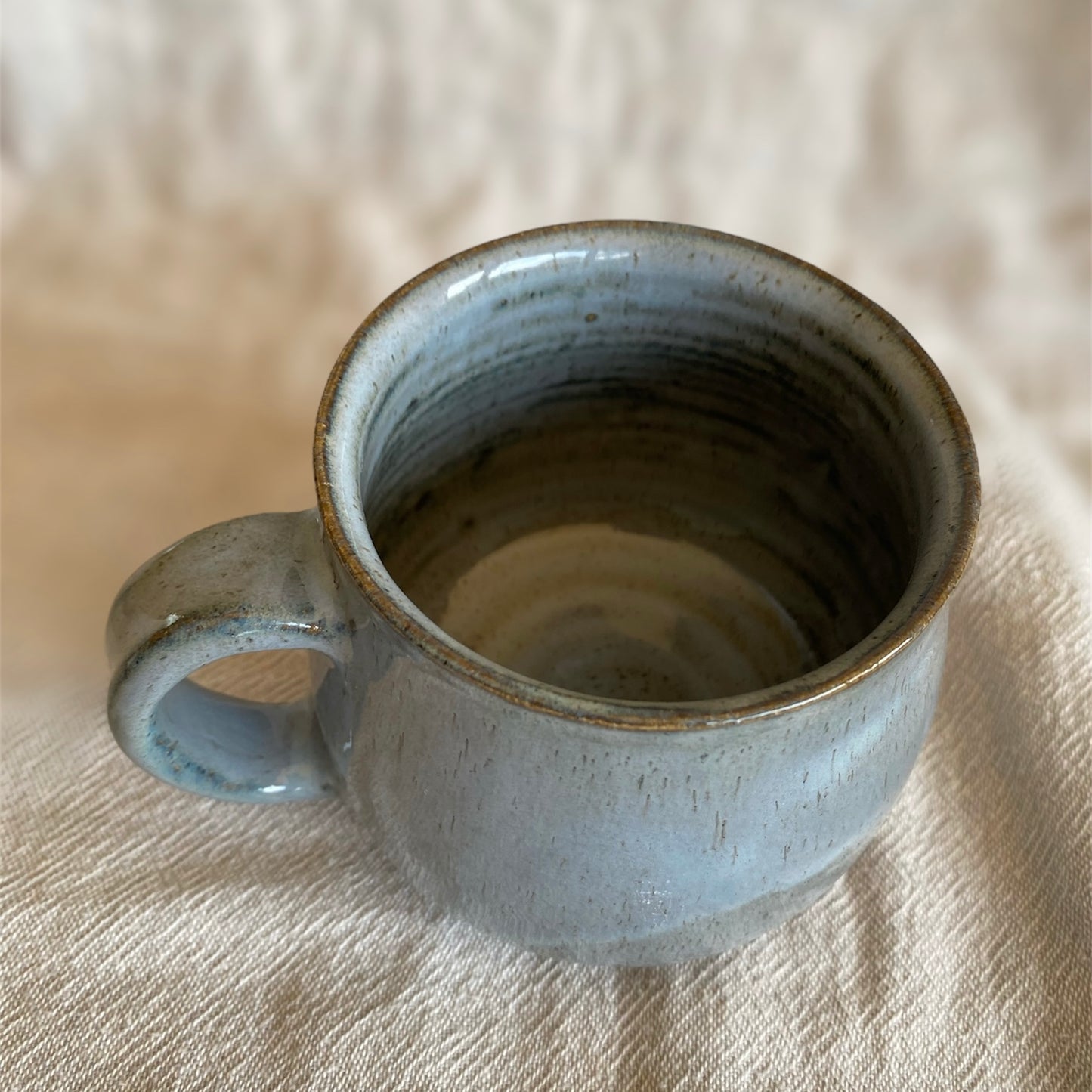 blue mug