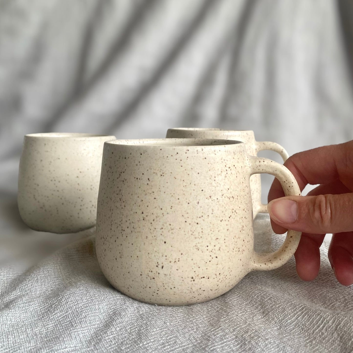 speckled mug