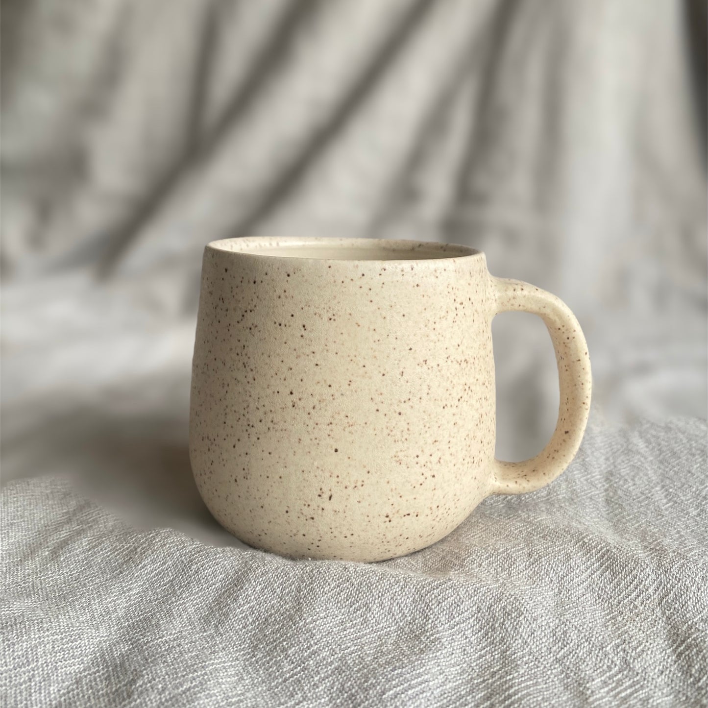 speckled mug