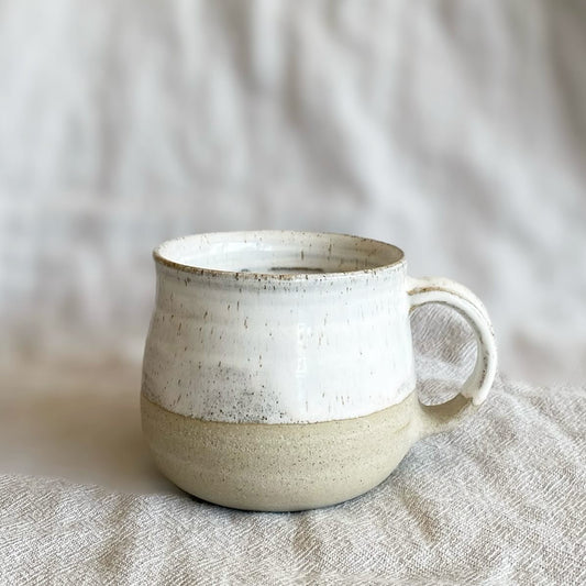 creamy white mug