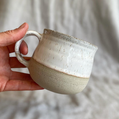 creamy white mug