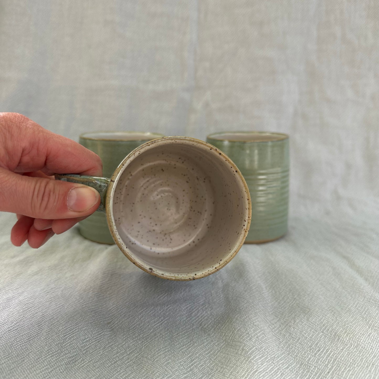 groove mug - willow