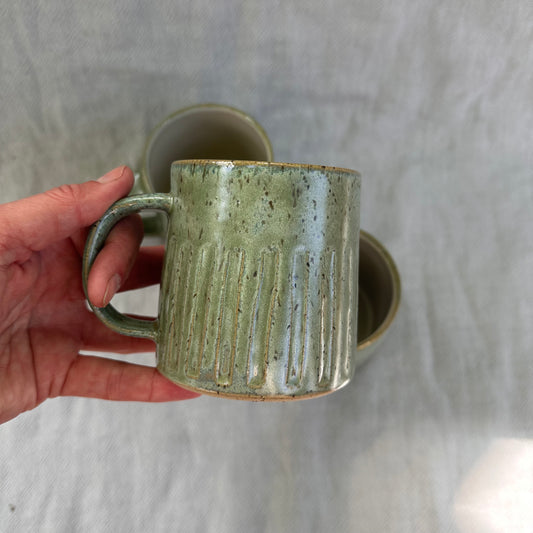 groove mug - willow