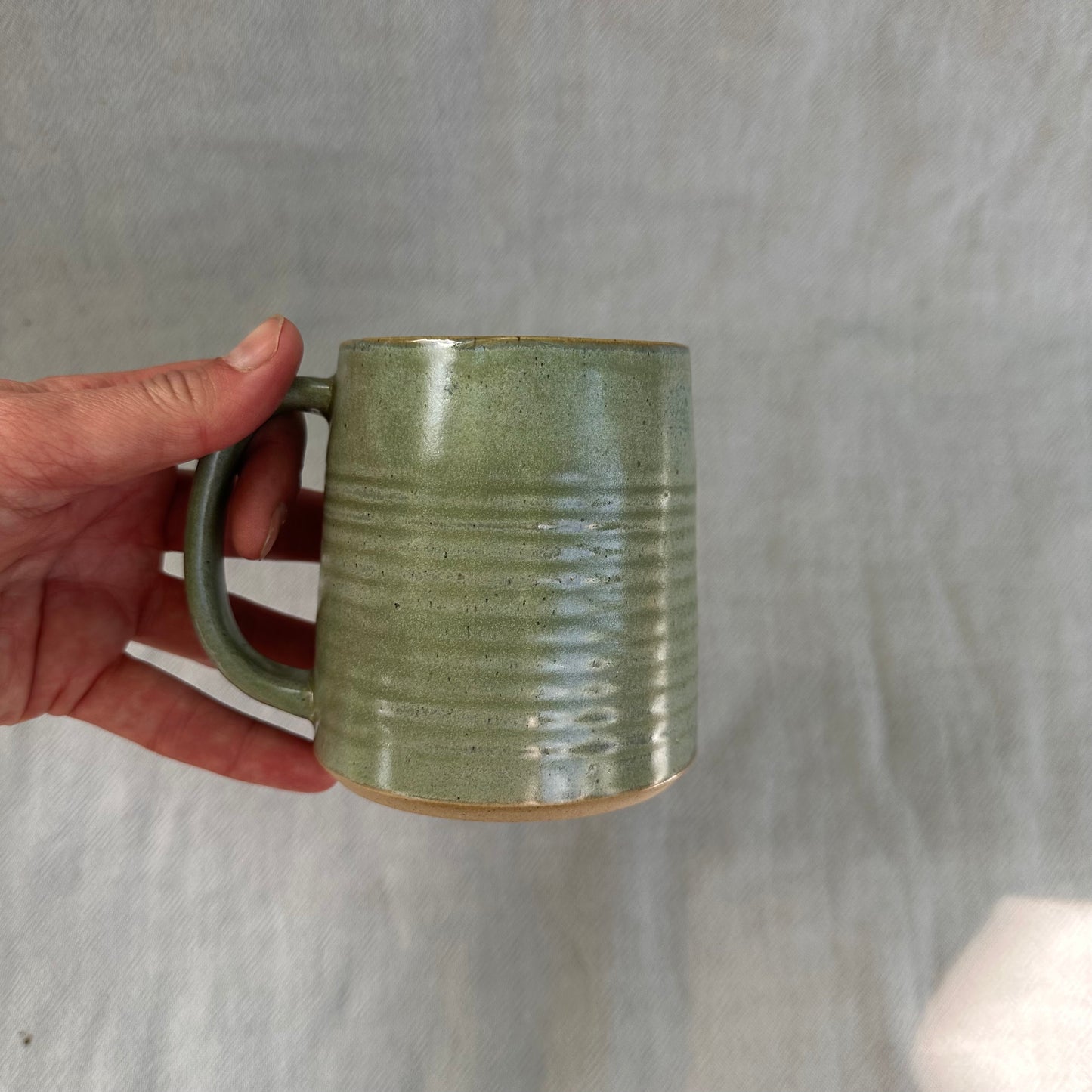 groove mug - willow