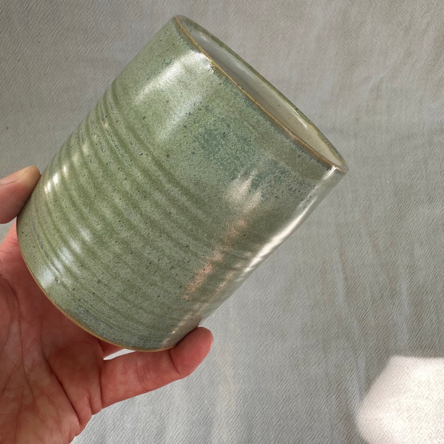 groove mug - willow