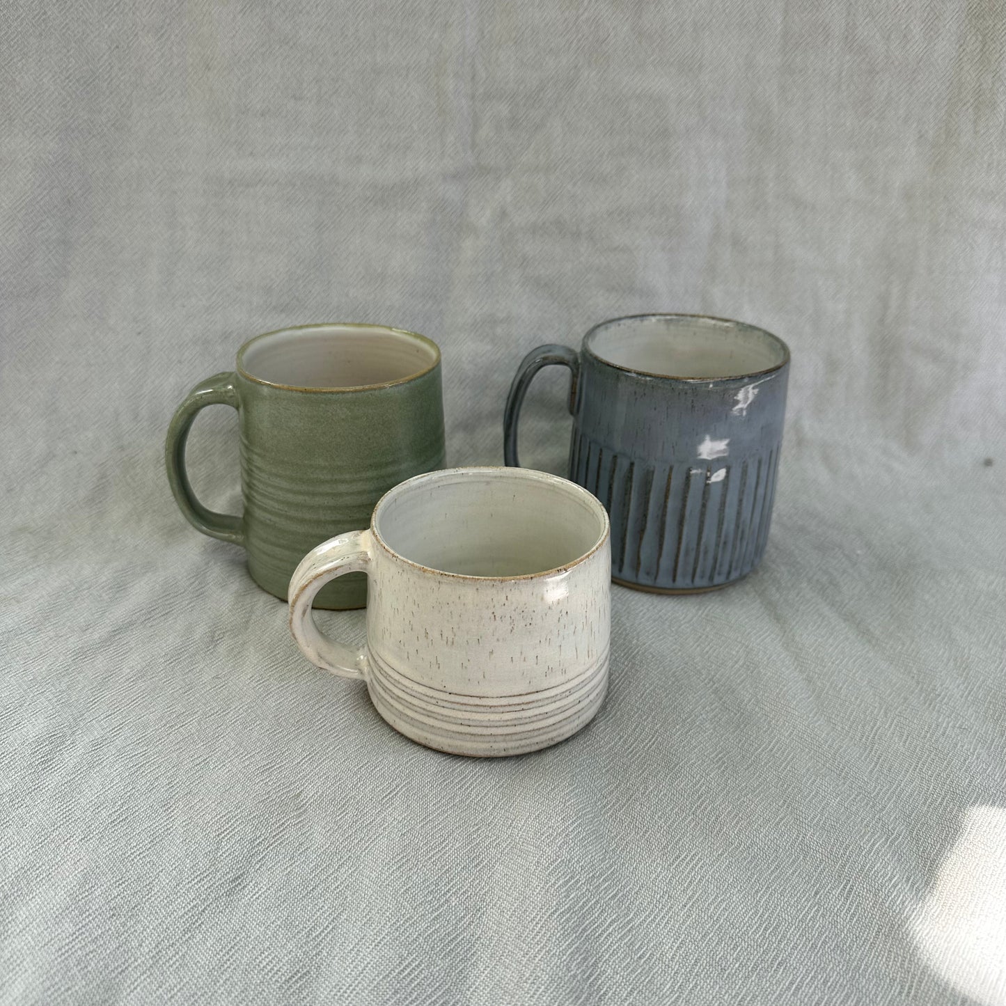 groove mug - willow