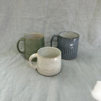 groove mug - willow
