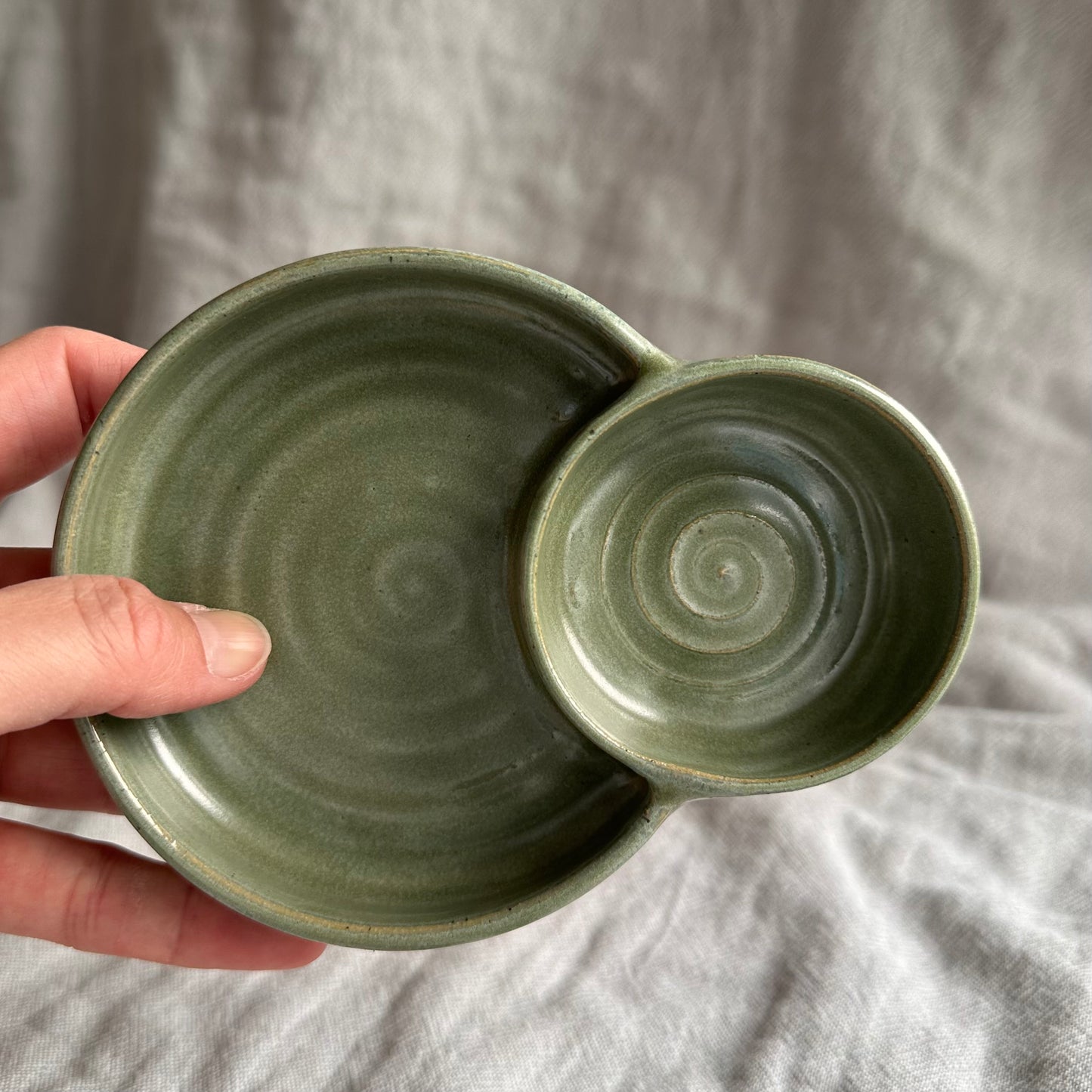 olive dish - willow