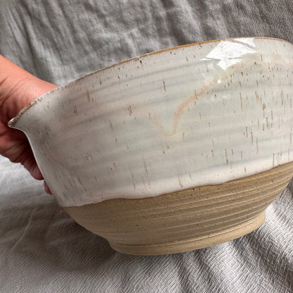 mixing bowl - cream