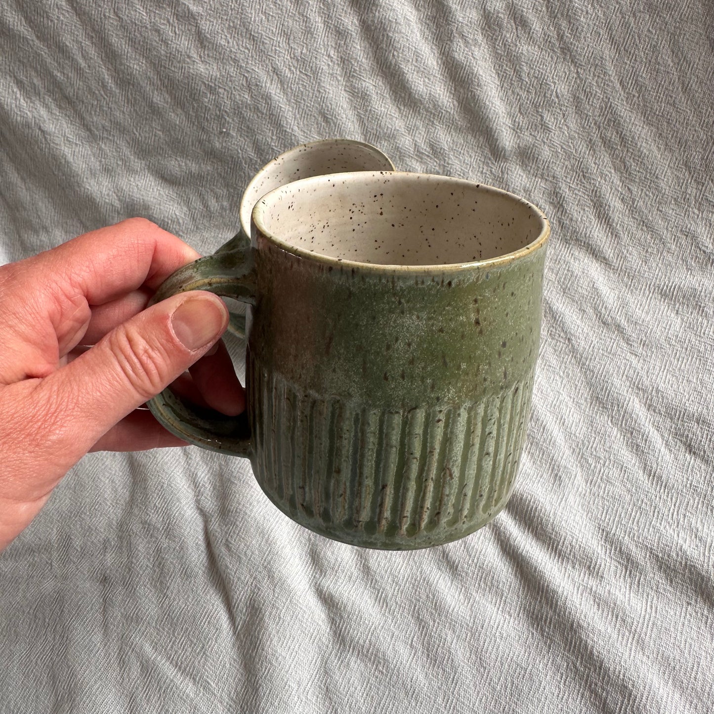 groove mug - willow