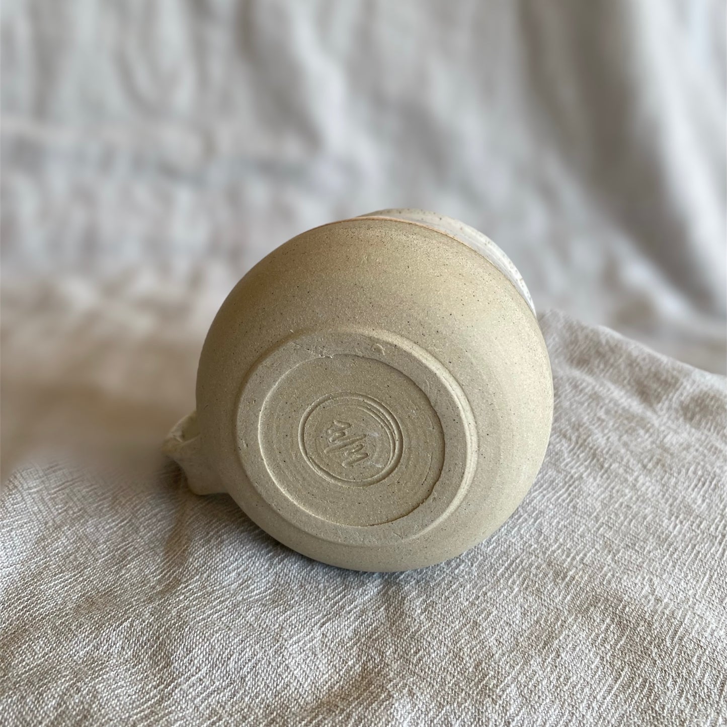 creamy white mug